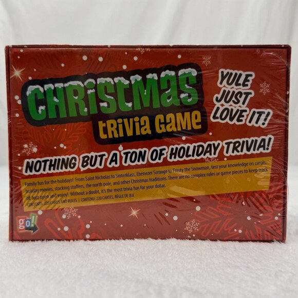 Christmas Trivia Game A Perfect Ho Ho Holiday Gift by Go Games - Picture 2 of 4